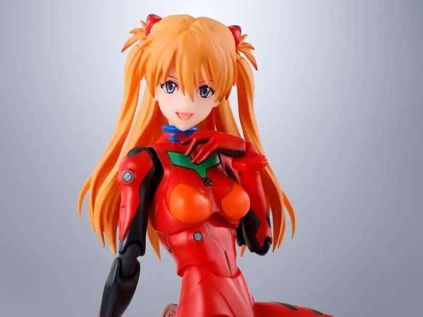 Neon Genesis Evangelion Asuka Shikinami Langley S.h. Figuarts Rerun Action Figura Bandai