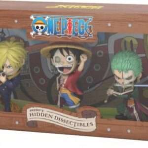One Piece Freeny's Hidden Dissectables Figure Vinile Luffy, Zoro & Sanji 10 Cm Mighty Jaxx