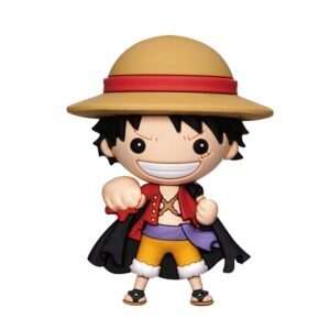 One Piece Luffy Con Cape 3d Foam Magnet Magneti Monogram