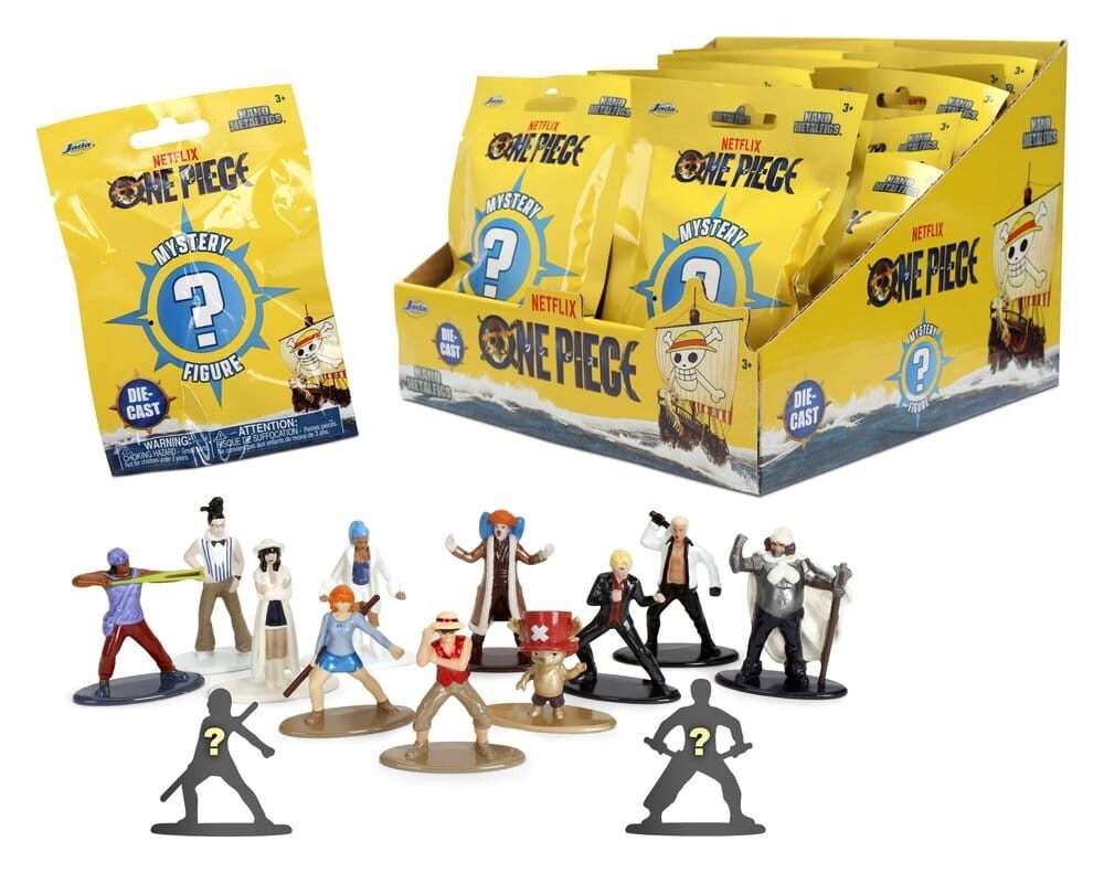 One Piece Nano Metalfigs Mini Figures Blind Pack 5 Cm Jada Toys
