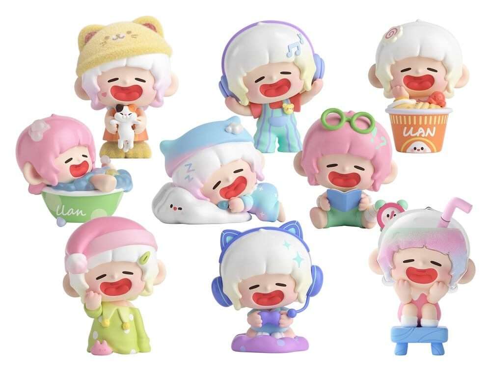 Original Character Trading Figures Blind Box 8-pack Lazy Home Diario 9 Cm Shenzhen Mabell Animation Development