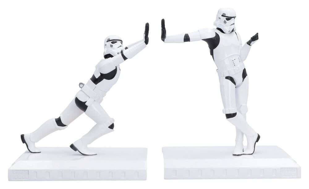 Original Stormtrooper Bookends Working Hard Hardly Working 19 Cm Nemesis Now