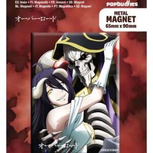 Overlord Fridge Magnet Albedo & Ainz POPbuddies