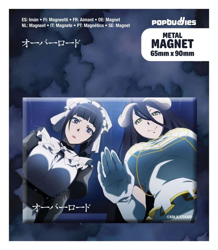 Overlord Fridge Magnet Narberal & Albedo POPbuddies