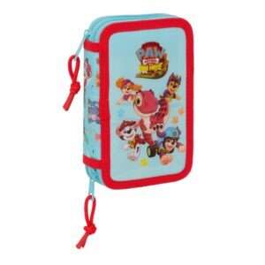 Paw Patrol Dino Rescue double pencil case 29pcs Safta
