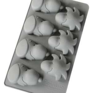 Peanuts Silicone Muffin Tray Snoopy & Woodstock Grey Geda Labels