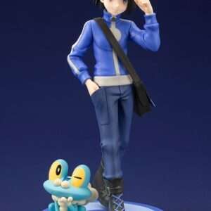 Pokémon Artfxj Statua 1/8 Calem & Froakie 20 Cm Kotobukiya