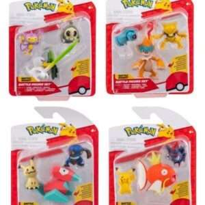Pokémon Battle Figure Action Figures 3-Pack Ver. 25 Jazwares