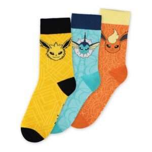 Pokémon Calzini 3-pack Eevee Evolution 43-46 Difuzed