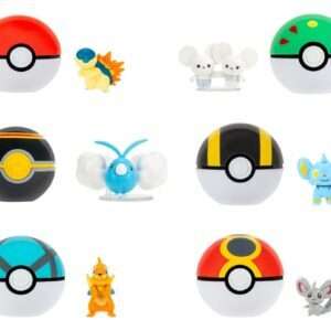 Pokémon Clip 'n' Go Minifigures Poké Balls Ver. 23 Jazwares