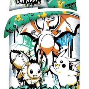 Pokémon Duvet Set Ver. 18 140 X 200 Cm / 70 X 90 Cm Halantex