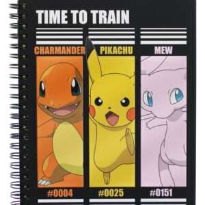 Pokémon Notebook A5 Project Book Time To Train Thumbs Up