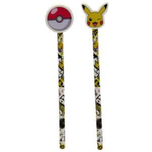 Pokemon Pikachu Pencil Con Gomma Per Cancelleria Assortiti Display Cyp Brands