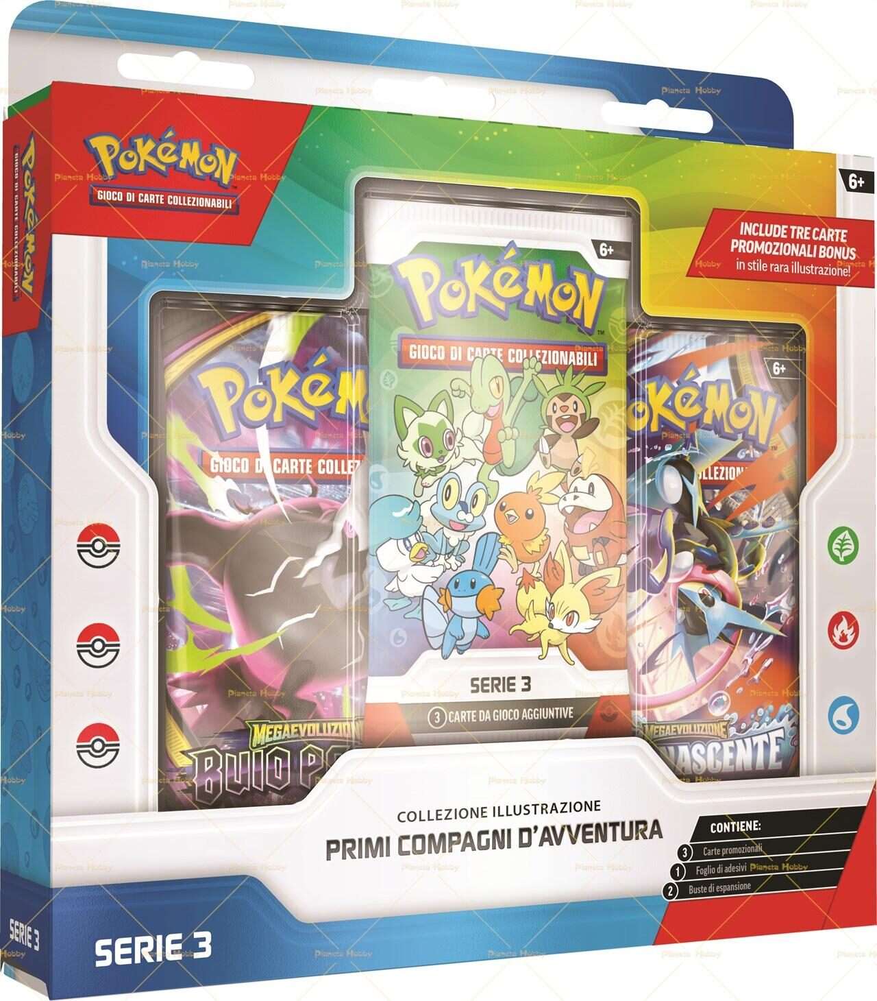 Pokémon TCG Collezione Illustrazione Primi Compagni d'Avventura Serie 3 (ITA)