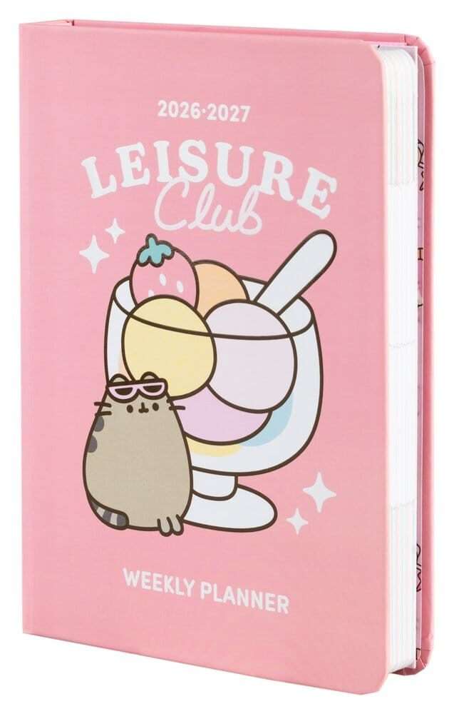 Pusheen Academic Planner Tropical Vacation 2026/27 A6 *English Version* Grupo Erik