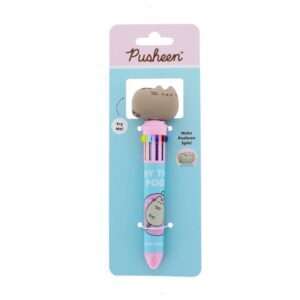 Pusheen Multi Colour Pen Spinny By The Pool Blue Thumbs Up