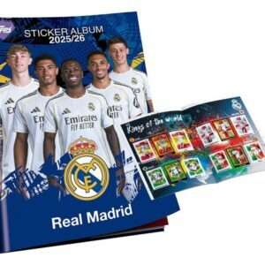 Real Madrid 2025/26 Sticker Collection Album Set Topps/Merlin