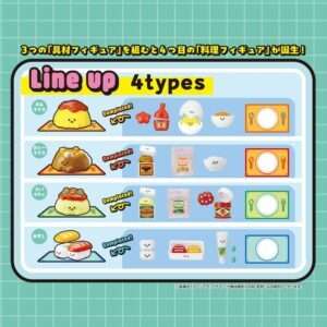 Recipeeez Mini Figura Menu 01 3 Cm Megahouse