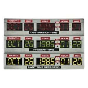 Ritorno Al Futuro Ingot 40th Anniversary Time Circuits Edizione Limitata Fanattik
