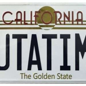 Ritorno Al Futuro Metal Sign ´outatime´ Delorean License Piatto Fanattik