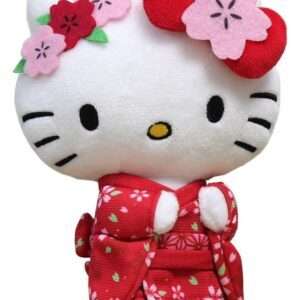 Sanrio Peluche Figura Hello Kitty Kimono Version 22 Cm Sakami Merchandise