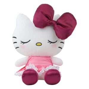 Sanrio Peluche Figura Hello Kitty Red Velvet Dress 17 Cm Sakami Merchandise