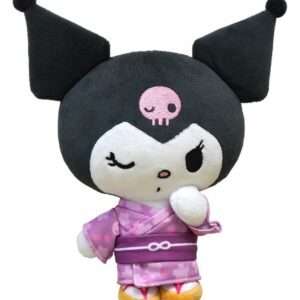 Sanrio Peluche Figura Kuromi Kimono Version 22 Cm Sakami Merchandise