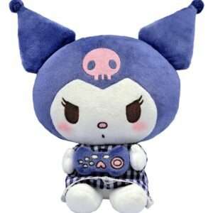 Sanrio Peluche Figura Kuromi Pyjama Style M 22 Cm Sakami Merchandise