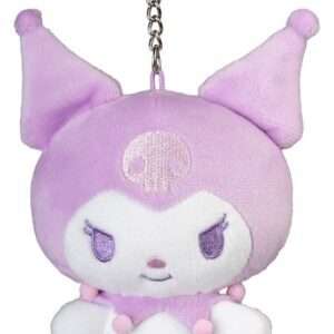 Sanrio Peluche Portachiavi Kuromi Kawaii 12 Cm Sakami Merchandise