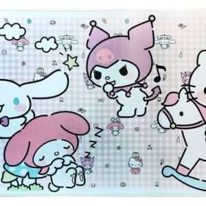 Sanrio Pink Black Party Series Xxl Tappetino Per Mouse Hello Kitty & Friends Infant Style Sakami Merchandise