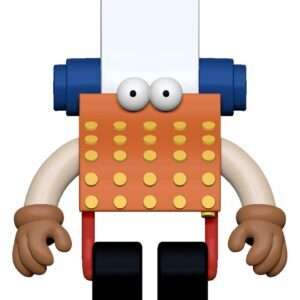 Sesame Street Reaction Action Figura Wave 06 Typewriter Guy 10 Cm Super7