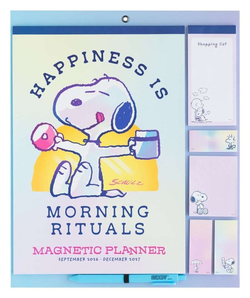 Snoopy Magnetic Planner 2026/27 30 X 35 Cm Grupo Erik