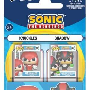 Sonic The Hedgehog Bitty POP! Vinyl Figure 2-Pack Knuckles & Shadow 2 Cm Funko
