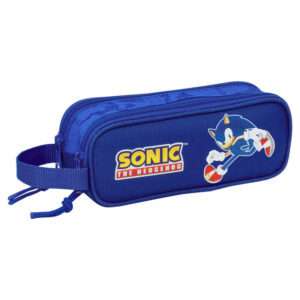 Sonic the Hedgehog double pencil case Safta