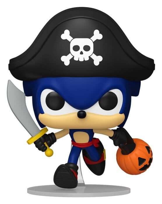 Sonic The Hedgehog Pop! Games Vinile Figura Pirate Sonic 9 Cm Funko