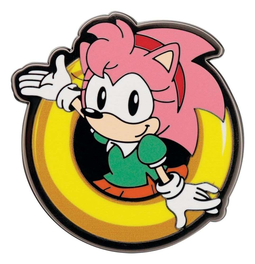 Sonic The Hedgehog Spilla Badge Amy Fanattik