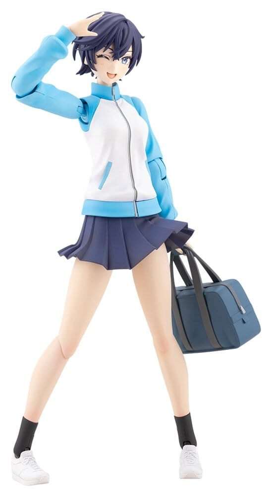 Sousai Shojo Teien Plastica Model Kit 1/10 Rui Saotome Touhou High School Tracksuit 16 Cm Kotobukiya