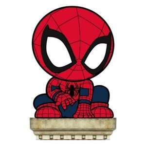 Spider-man Salvadanaio Spider-man Crouching Con Figure Int.