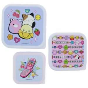 Squishmallows Snack Boxes 3-Pack Thumbs Up