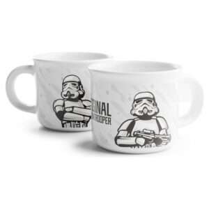 Star Wars Imperial Stormtrooper 2 coffee cups set 100ml Puckator