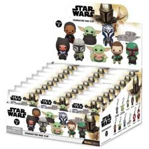Star Wars Mandalorian 3d Foam Bag Clips Series 2 Con Figura Int.