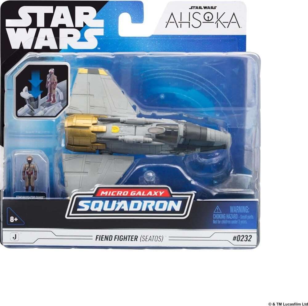 Star Wars Medium Vehicle Fiend Fighter With Star Navigator 13 Cm Jazwares