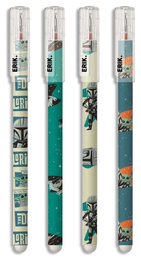 Star Wars: The Mandalorian Erasable Penne Set (4) Grupo Erik