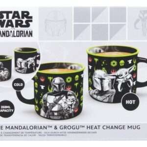 Star Wars: The Mandalorian Heat Change Tazza Mandalorian E Grogu Paladone Products