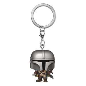 Star Wars The Mandalorian Pocket Pop! Vinile Portachiavis 4 Cm The Mandalorian Funko