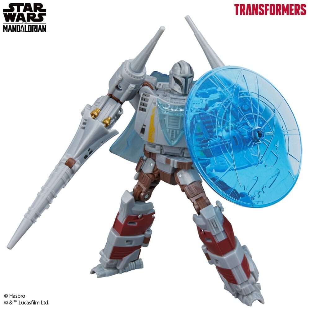Star Wars X Transformers Actionfigur The Mandalorian / N-1 Starfighter 19 Cm Hasbro