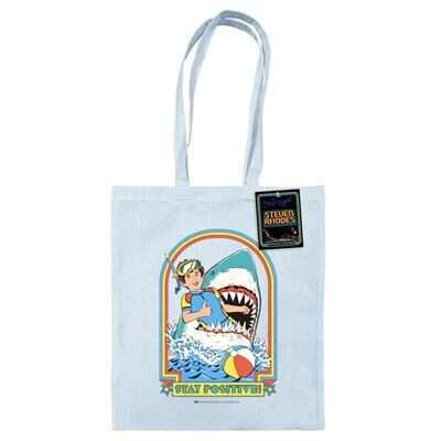 STEVEN RHODES STAY POSITIVE TOTE BAG Borsa PYRAMID INTERNATIONAL