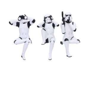 Stormtrooper Figures Three Wise Sitting Stormtroopers 11 Cm Nemesis Now