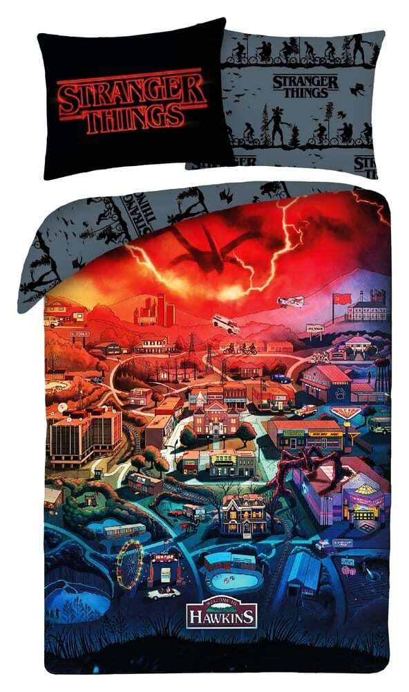 Stranger Things Duvet Set Ver. 1 140 X 200 Cm / 70 X 90 Cm Halantex
