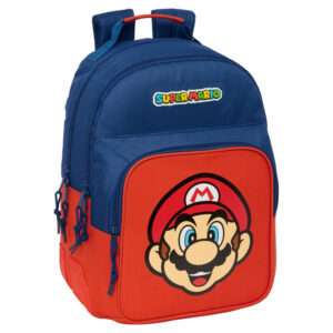 Super Mario Bros Mamma Mia Regolabile Zaino 42cm Safta